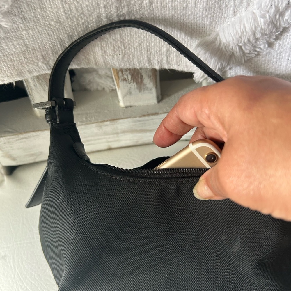 Elegant small vintage coach Black Women's Handbag